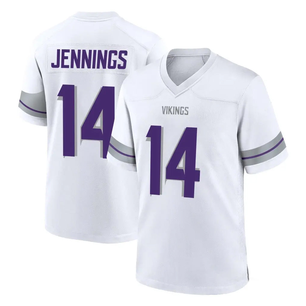 Kdoa MN.Vikings #14 Jauan Jennings Player White Alternate Home Game Stitched Jerseys