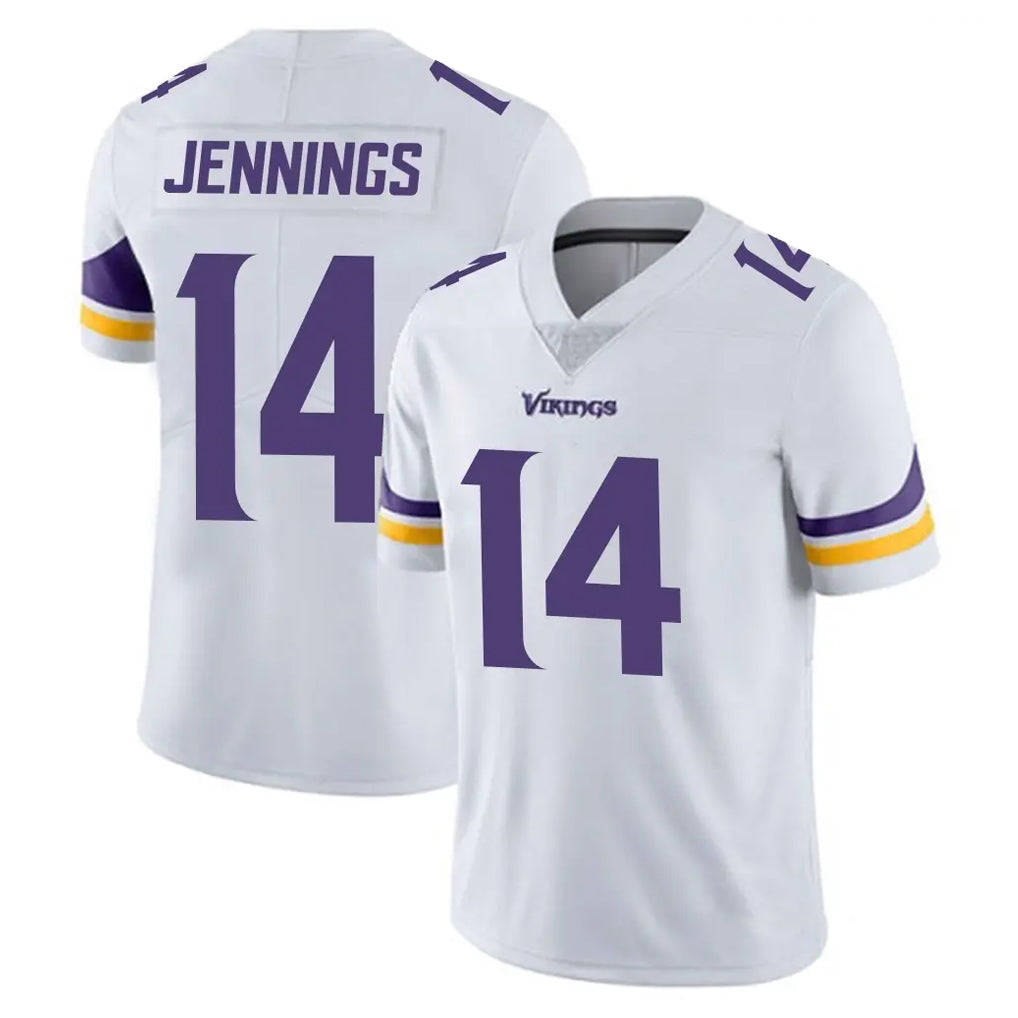 Kdoa MN.Vikings #14 Jauan Jennings Player White Limited Vapor Untouchable Home Game Stitched Jerseys