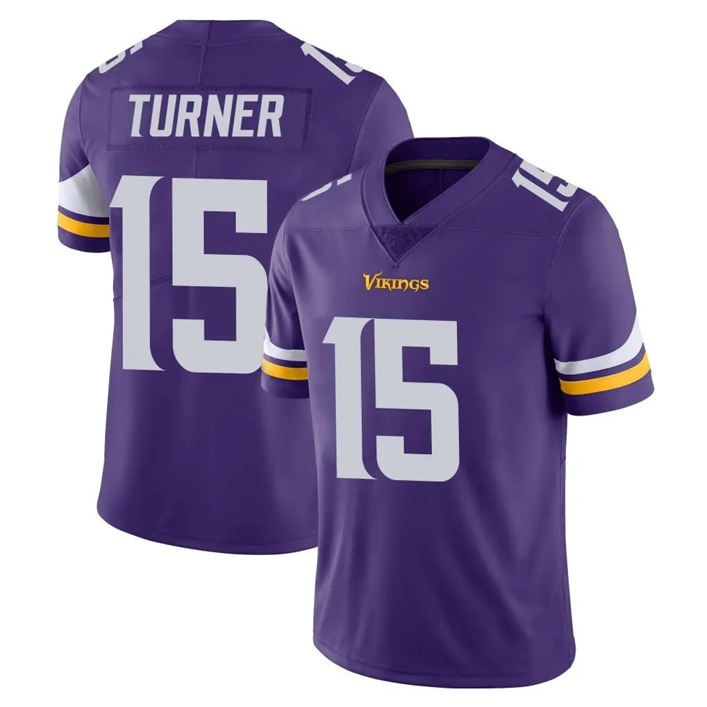 Kdoa MN.Vikings #15 Dallas Turner Player Purple Limited Vapor Untouchable Home Game Stitched Jerseys