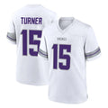 Kdoa MN.Vikings #15 Dallas Turner Player White Alternate Home Game Stitched Jerseys