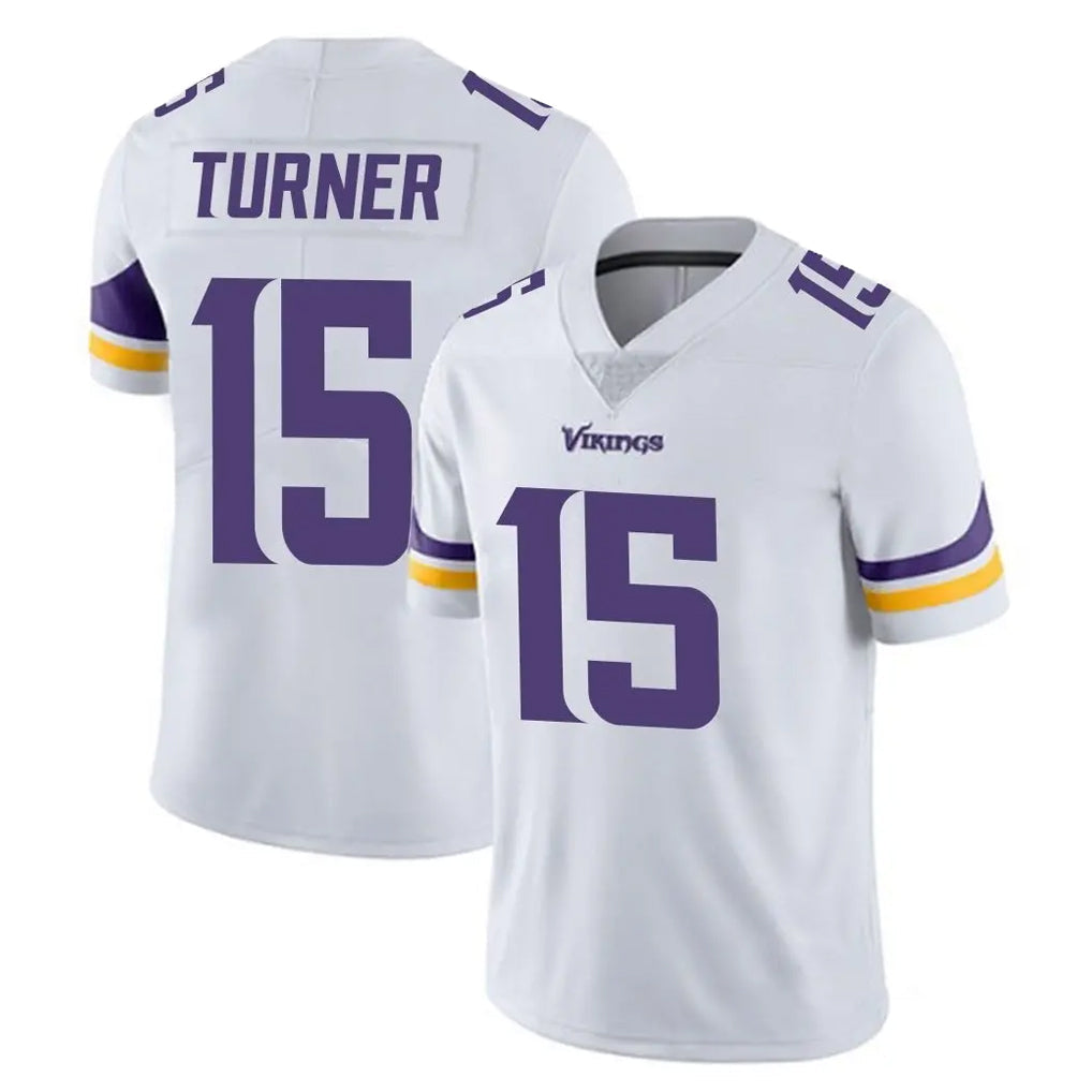 Kdoa MN.Vikings #15 Dallas Turner Player White Limited Vapor Untouchable Home Game Stitched Jerseys