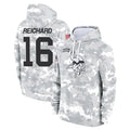 Kdoa MN.Vikings #16 Will Reichard Player Arctic Camo Salute to Service Pullover Hoodies Limited Game Stitched Jerseys