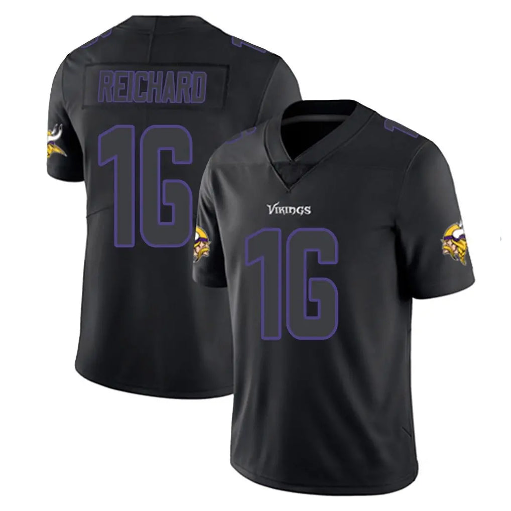 Kdoa MN.Vikings #16 Will Reichard Player Black Impact LImited Home Game Stitched Jerseys