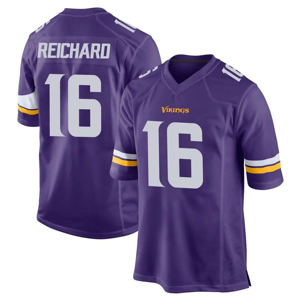 Kdoa MN.Vikings #16 Will Reichard Player Purple Home Game Stitched Jerseys