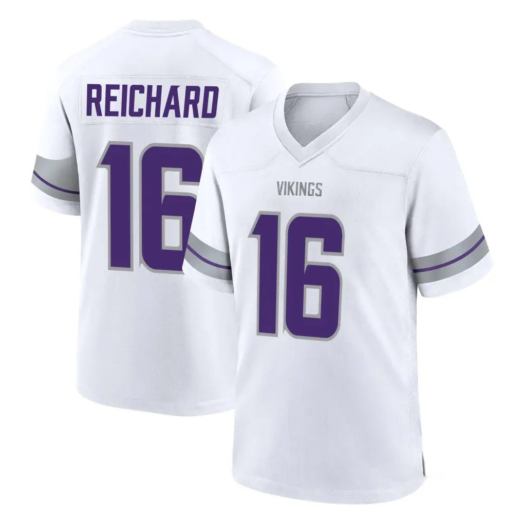 Kdoa MN.Vikings #16 Will Reichard Player White Alternate Home Game Stitched Jerseys