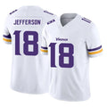 Kdoa MN.Vikings #18 Justin Jefferson Player White Limited Vapor F.U.S.E. Home Game Stitched Jerseys