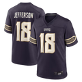Kdoa MN.Vikings #18 Justin Jefferson Purple 2026 Rivalries Collection Game Stitched Jerseys