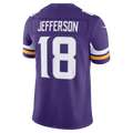 Kdoa MN.Vikings #18 Justin Jefferson Purple Team Vapor F.U.S.E. Stitched Limited Jerseys