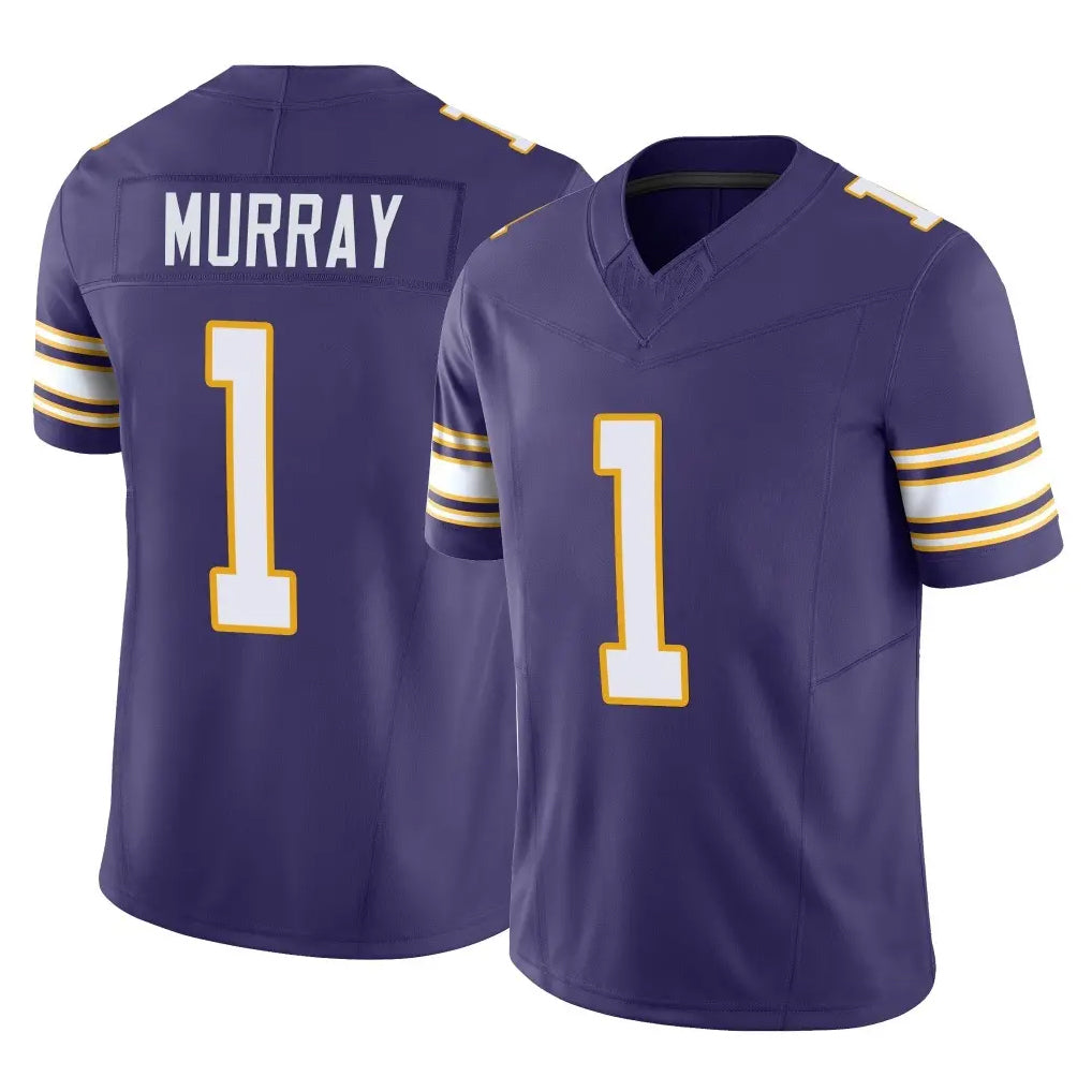 Kdoa MN.Vikings #1 Kyler Murray Player Purple Limited Classic Vapor F.U.S.E. Home Game Stitched Jerseys