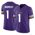 Kdoa MN.Vikings #1 Kyler Murray Player Purple Limited Vapor F.U.S.E. Home Game Stitched Jerseys