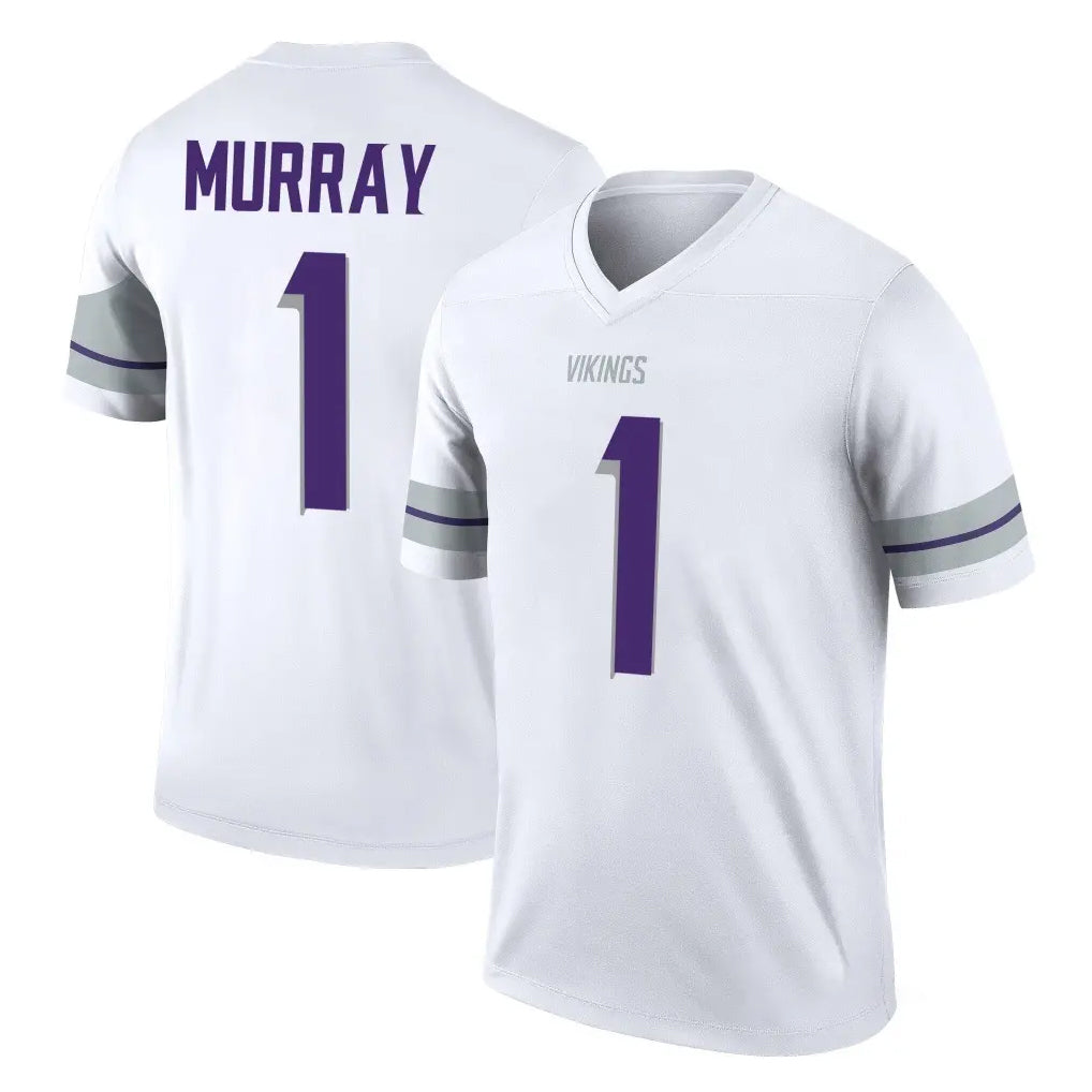 Kdoa MN.Vikings #1 Kyler Murray Player White Alternate Legend Home Game Stitched Jerseys
