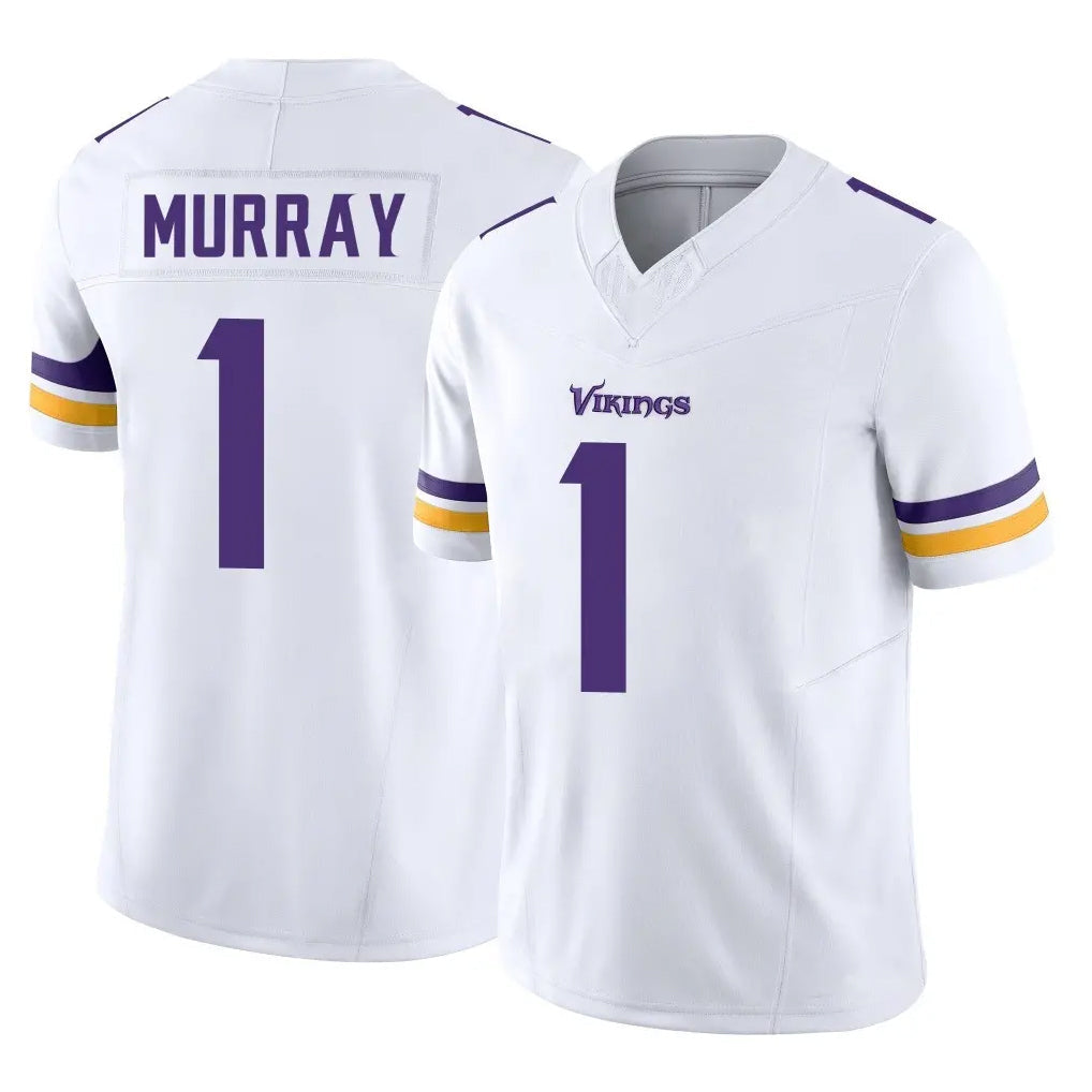Kdoa MN.Vikings #1 Kyler Murray Player White Limited Vapor F.U.S.E. Home Game Stitched Jerseys