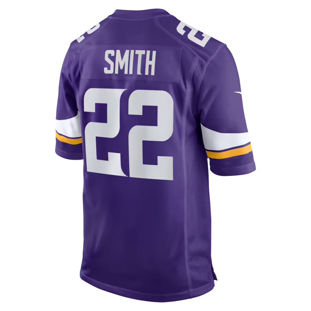 Kdoa MN.Vikings #22 Harrison Smith Purple Game Stitched Jerseys