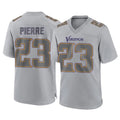 Kdoa MN.Vikings #23 James Pierre Player Gray Atmosphere Fashion Home Game Stitched Jerseys