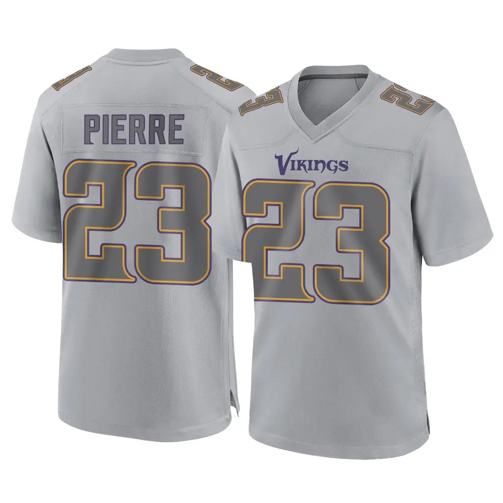 Kdoa MN.Vikings #23 James Pierre Player Gray Atmosphere Fashion Home Game Stitched Jerseys