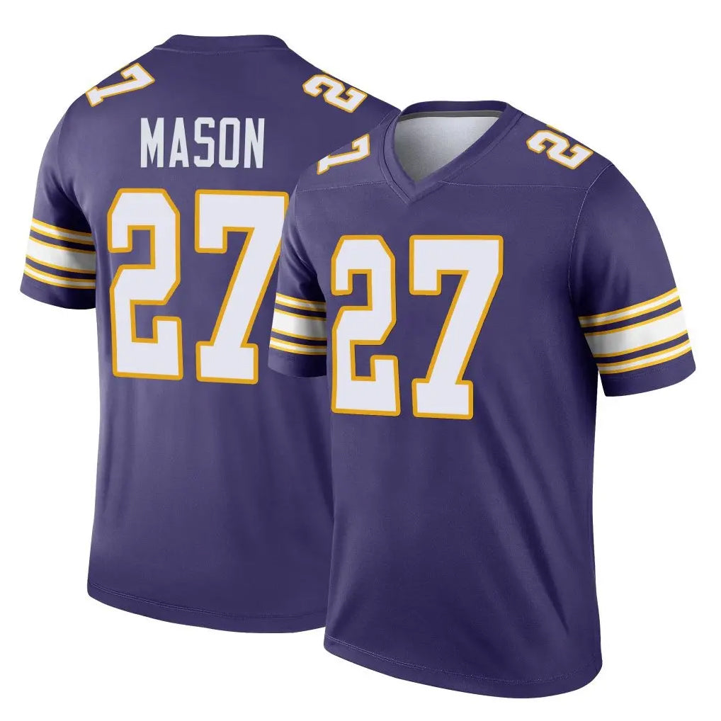 Kdoa MN.Vikings #27 Jordan Mason Player Purple Limited Classic Home Game Stitched Jerseys