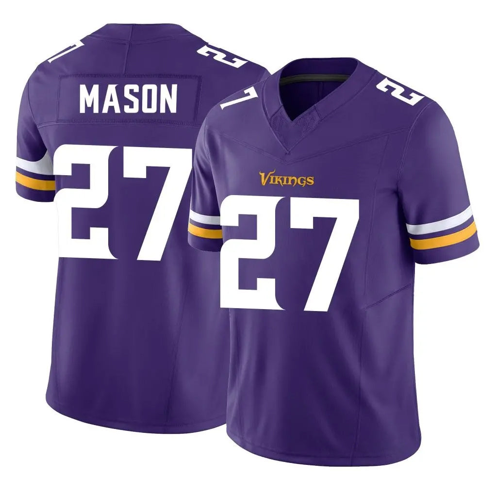 Kdoa MN.Vikings #27 Jordan Mason Player Purple Limited Vapor F.U.S.E. Home Game Stitched Jerseys
