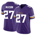 Kdoa MN.Vikings #27 Jordan Mason Player Purple Limited Vapor F.U.S.E. Home Game Stitched Jerseys