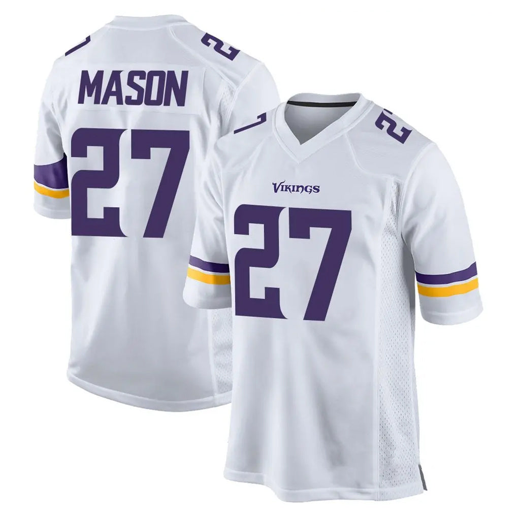 Kdoa MN.Vikings #27 Jordan Mason Player White Home Game Stitched Jerseys