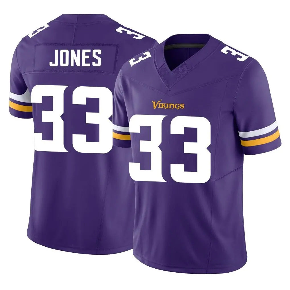 Kdoa MN.Vikings #33 Aaron Jones Sr. Player Purple Limited Vapor F.U.S.E. Home Game Stitched Jerseys