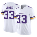 Kdoa MN.Vikings #33 Aaron Jones Sr. Player White Limited Vapor F.U.S.E. Home Game Stitched Jerseys