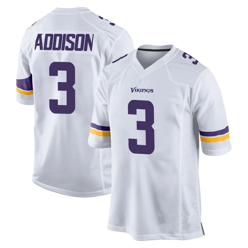Kdoa MN.Vikings #3 Jordan Addison Player White Home Game Stitched Jerseys