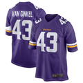 Kdoa MN.Vikings #43 Andrew Van Ginkel Purple Team Game Jersey Stitched American Stitched Jersey