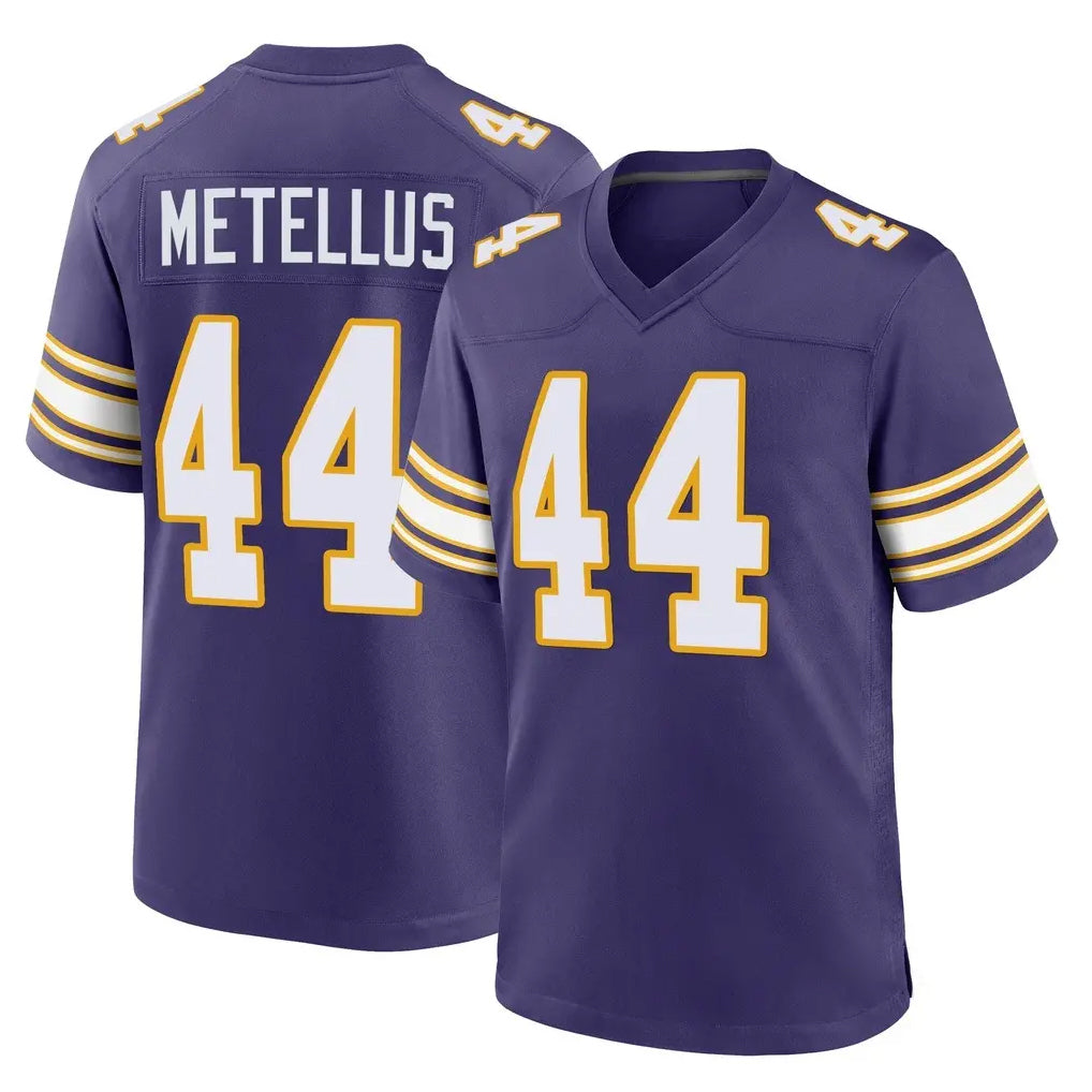 Kdoa MN.Vikings #44 Josh Metellus Player Purple Classic Home Game Stitched Jerseys