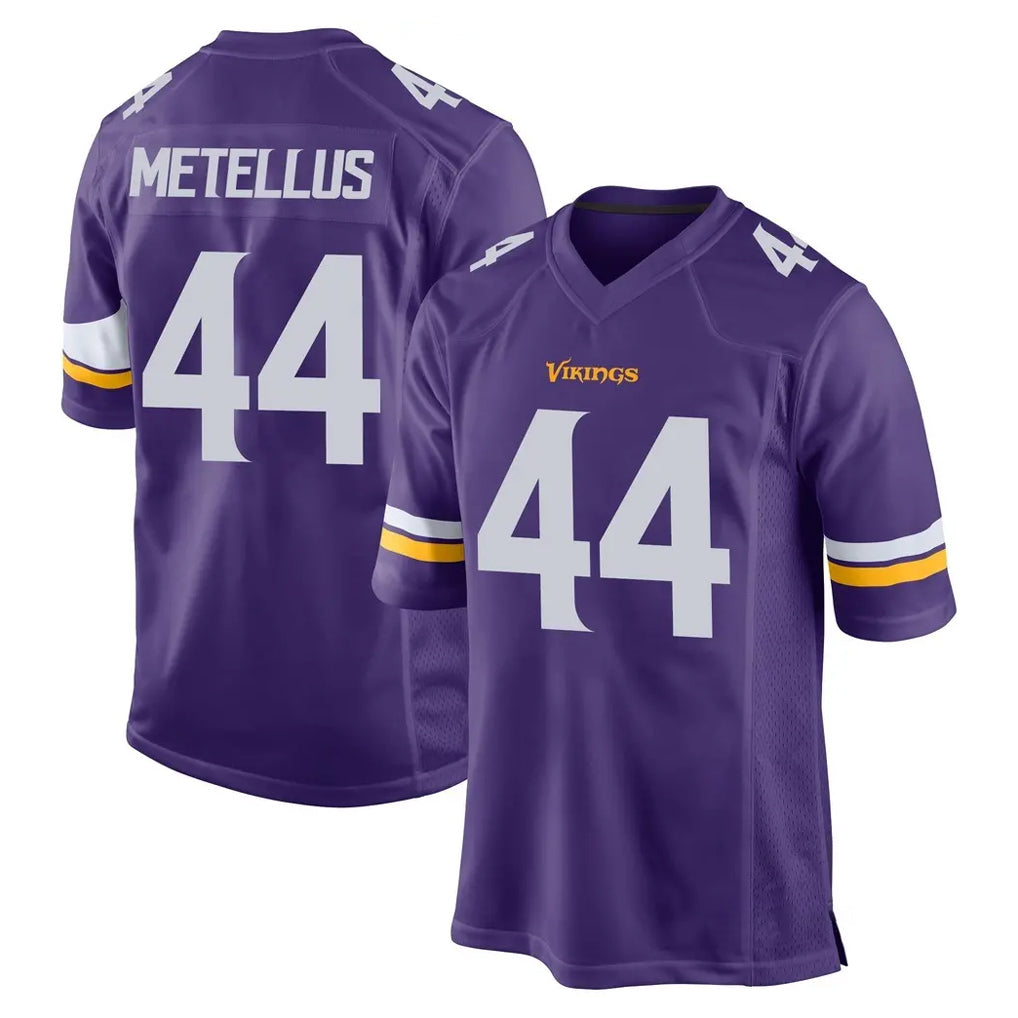 Kdoa MN.Vikings #44 Josh Metellus Player Purple Home Game Stitched Jerseys