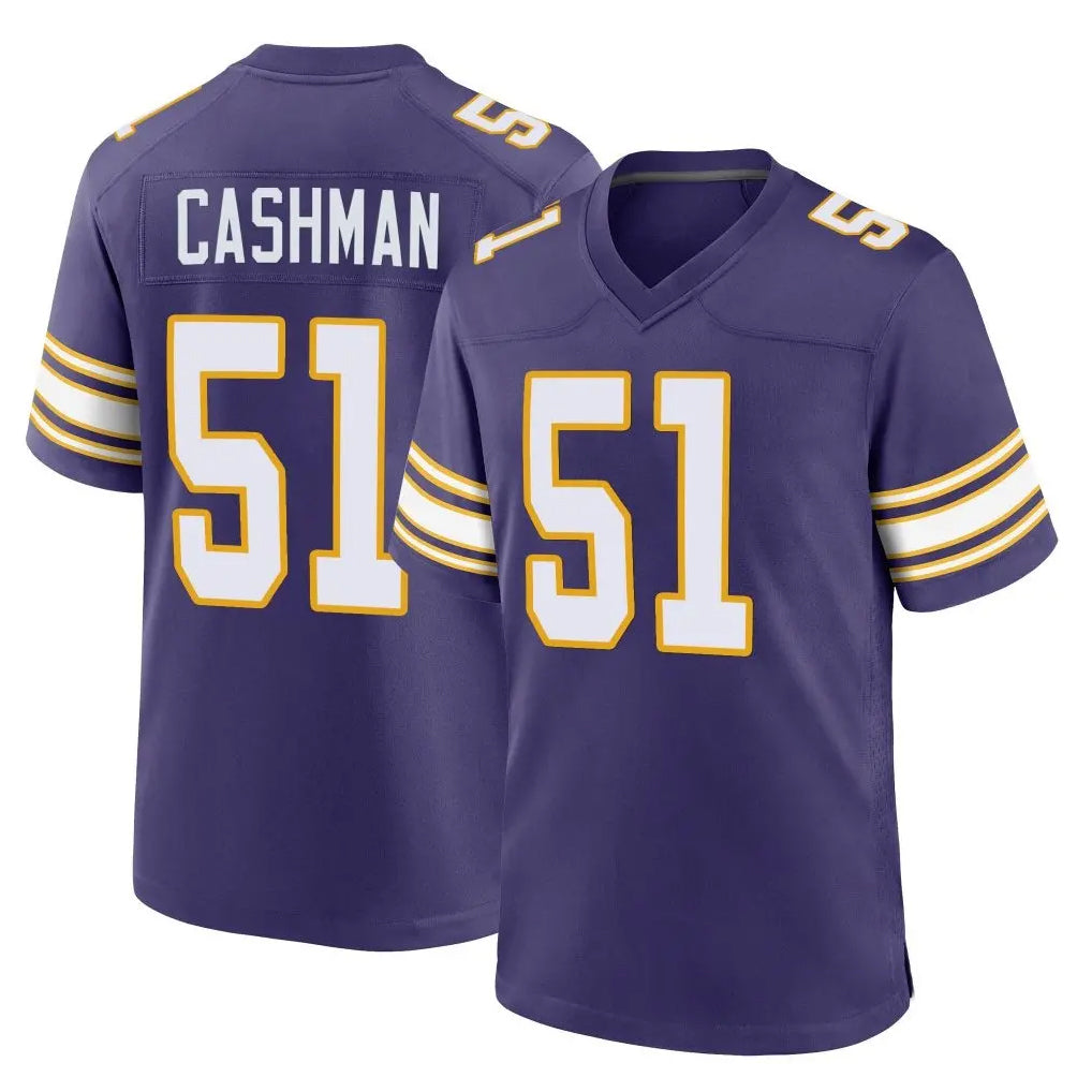 Kdoa MN.Vikings #51 Blake Cashman Player Purple Classic Home Game Stitched Jerseys