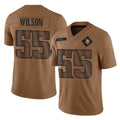 Kdoa MN.Vikings #55 Eric Wilson Player Brown Salute To Service Limited Stitched Jerseys