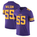Kdoa MN.Vikings #55 Eric Wilson Player Purple Limited Color Rush Home Game Stitched Jerseys