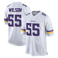 Kdoa MN.Vikings #55 Eric Wilson Player White Home Game Stitched Jerseys