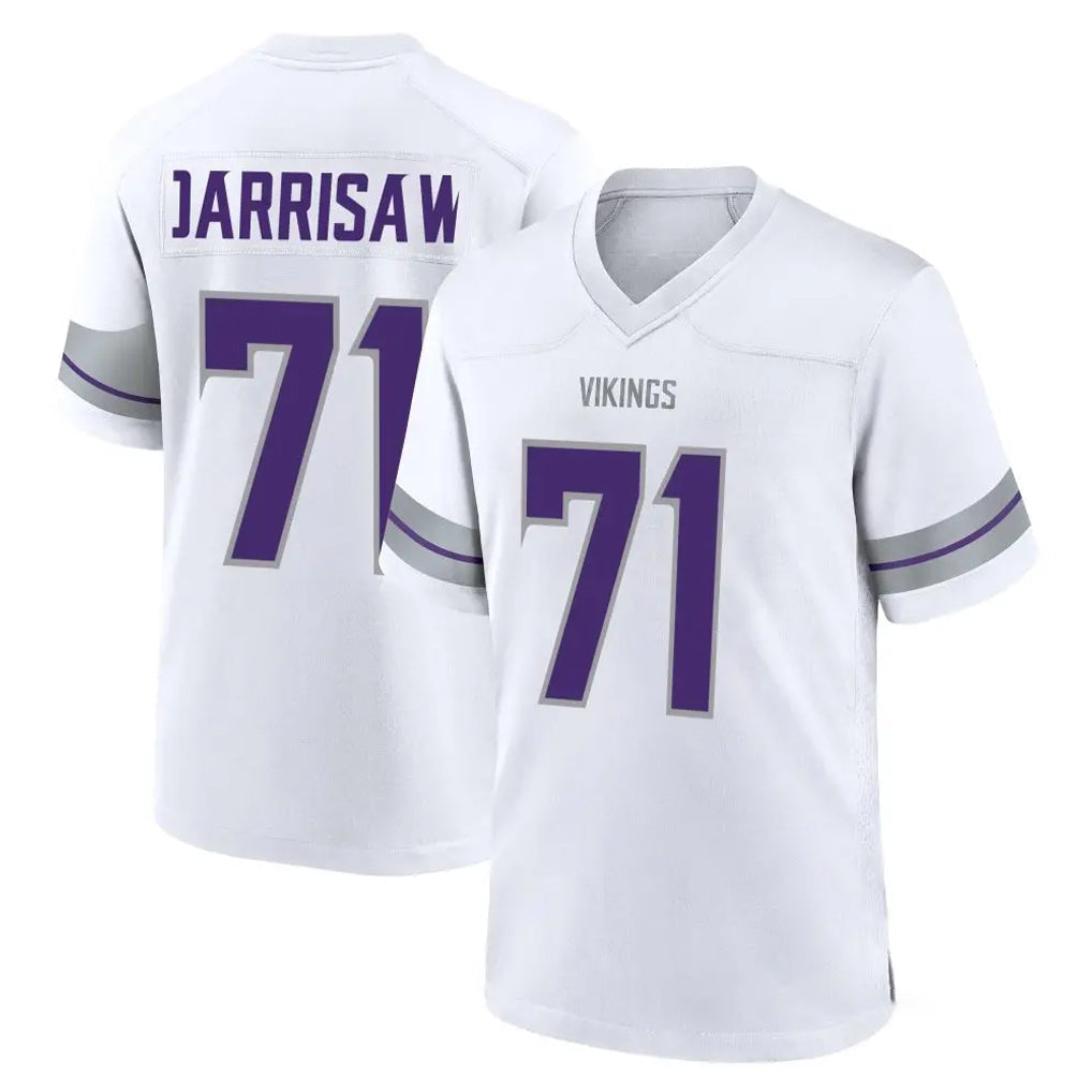 Kdoa MN.Vikings #71 Christian Darrisaw Player White Alternate Home Game Stitched Jerseys