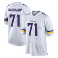 Kdoa MN.Vikings #71 Christian Darrisaw Player White Home Game Stitched Jerseys
