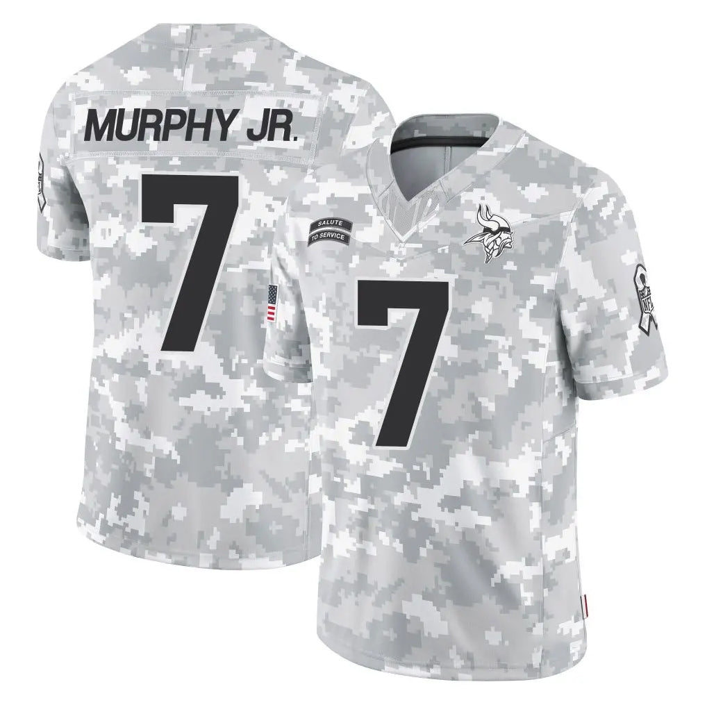 Kdoa MN.Vikings #7 Byron Murphy Jr. Player Arctic Camo Salute To Service Limited Game Stitched Jerseys