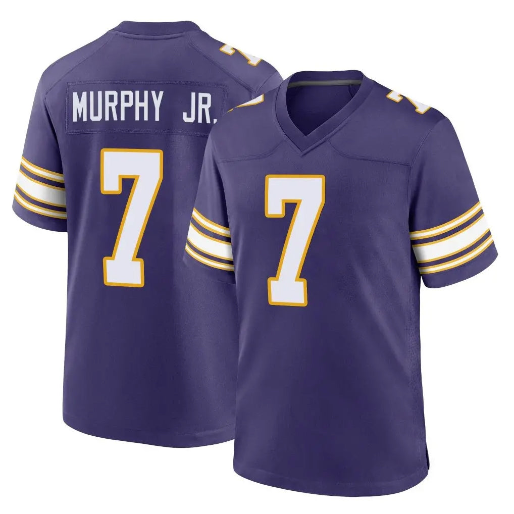 Kdoa MN.Vikings #7 Byron Murphy Jr. Player Purple Classic Home Game Stitched Jerseys