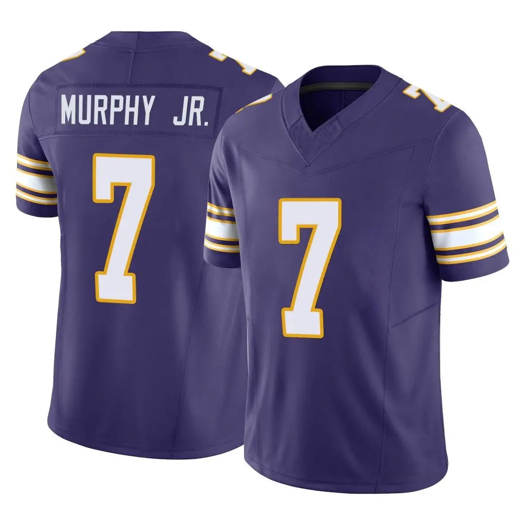 Kdoa MN.Vikings #7 Byron Murphy Jr. Player Purple Limited Classic Vapor F.U.S.E. Home Game Stitched Jerseys