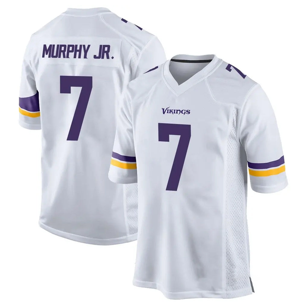 Kdoa MN.Vikings #7 Byron Murphy Jr. Player White Home Game Stitched Jerseys