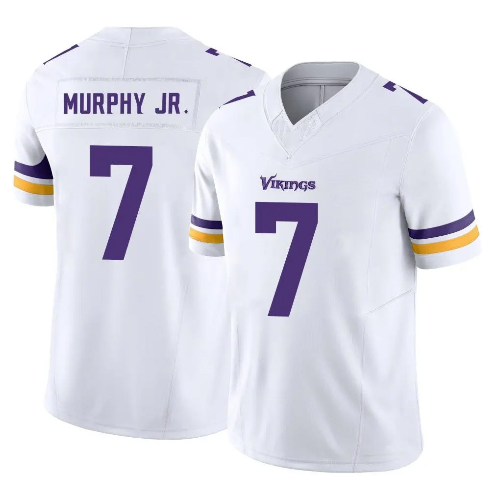 Kdoa MN.Vikings #7 Byron Murphy Jr. Player White Limited Vapor F.U.S.E. Home Game Stitched Jerseys