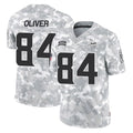 Kdoa MN.Vikings #84 Josh OliverPlayer Arctic Camo Salute To Service Limited Game Stitched Jerseys
