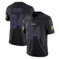 Kdoa MN.Vikings #84 Josh Oliver Player Black Impact LImited Home Game Stitched Jerseys