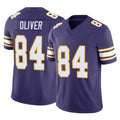 Kdoa MN.Vikings #84 Josh Oliver Player Purple Limited Classic Vapor F.U.S.E. Home Game Stitched Jerseys