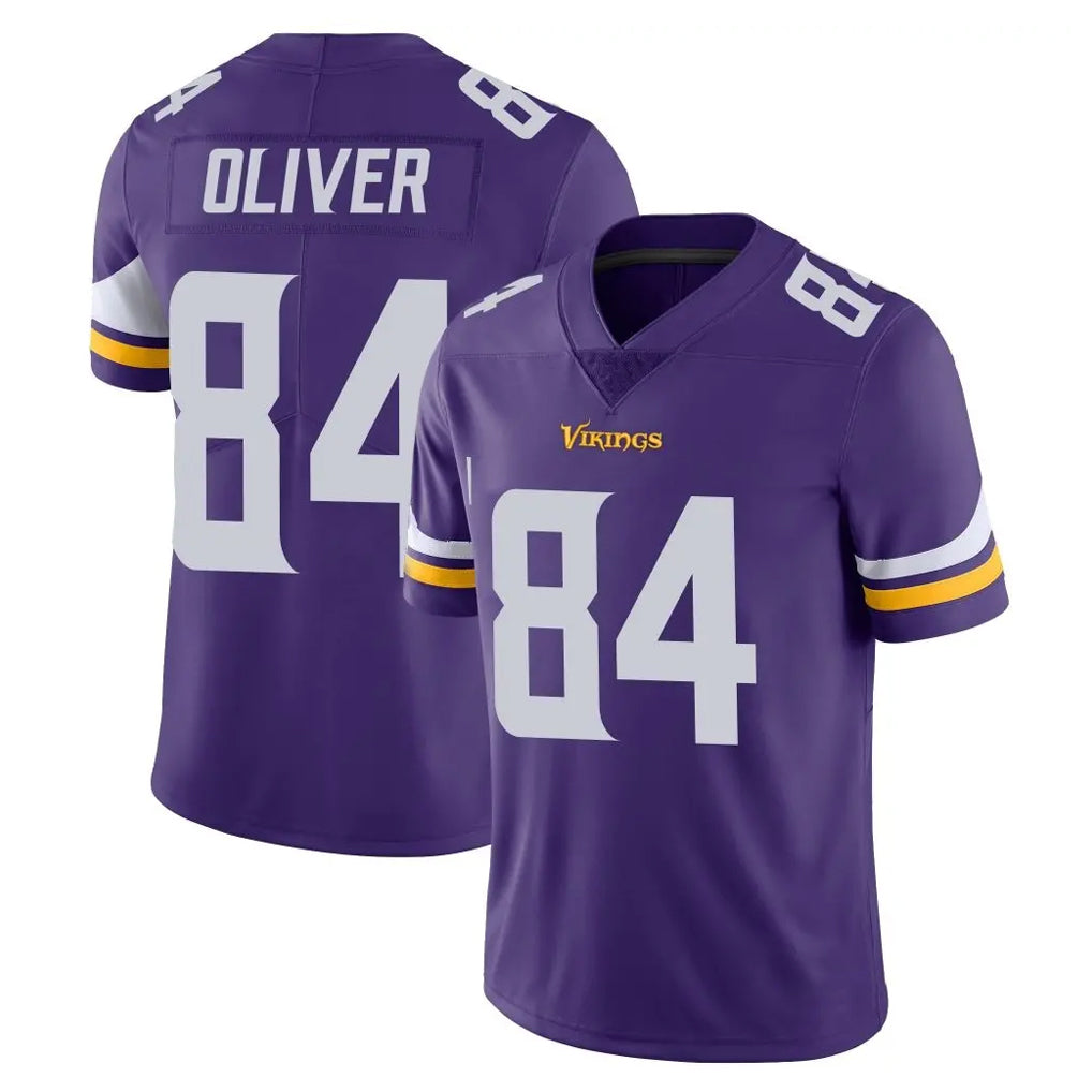 Kdoa MN.Vikings #84 Josh Oliver Player Purple Limited Vapor Untouchable Home Game Stitched Jerseys