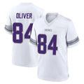 Kdoa MN.Vikings #84 Josh Oliver Player White Alternate Home Game Stitched Jerseys