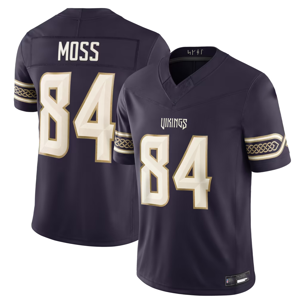 Kdoa MN.Vikings #84 Randy Moss Purple 2026 Rivalries Collection Limited Stitched Jerseys