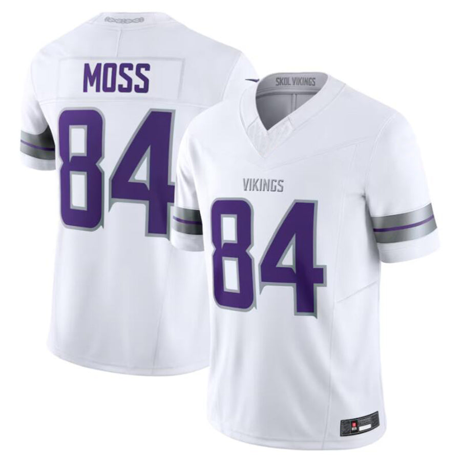 Kdoa MN.Vikings #84 Randy Moss White Alternate Retired Player American Stitched Jerseys