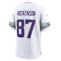 Kdoa MN.Vikings #87 T.J. Hockenson White Alternate Game Player Jersey American Stitched Jersey