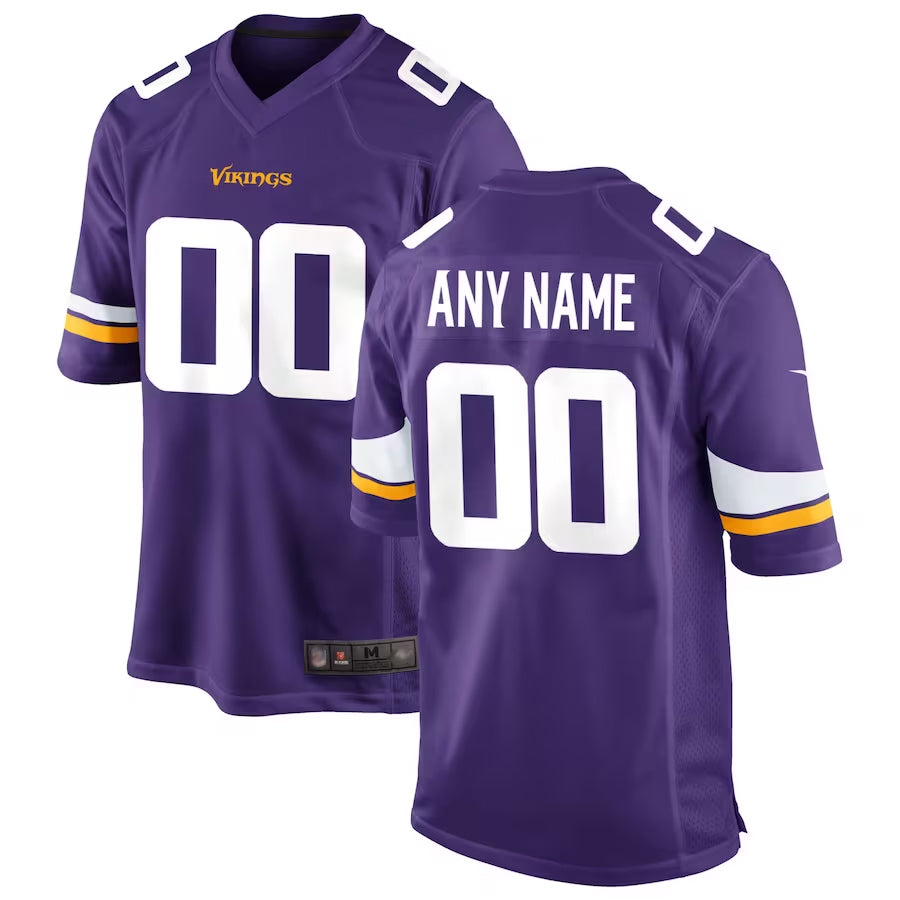 Kdoa Custom MN.Vikings Game Home Stitched Jerseys