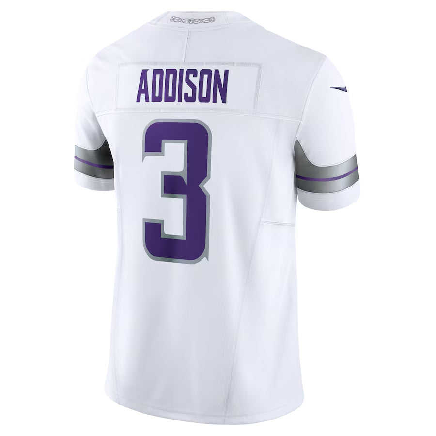 Kdoa MN.Vikings #3 Jordan Addison Player Alternate Vapor F.U.S.E. Limited Stitched Jerseys